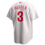 Nike Phillies Replica Player Jersey - Men's White/White