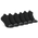Timberland Millboro No Show Socks 6 Pack - Men's Black/White