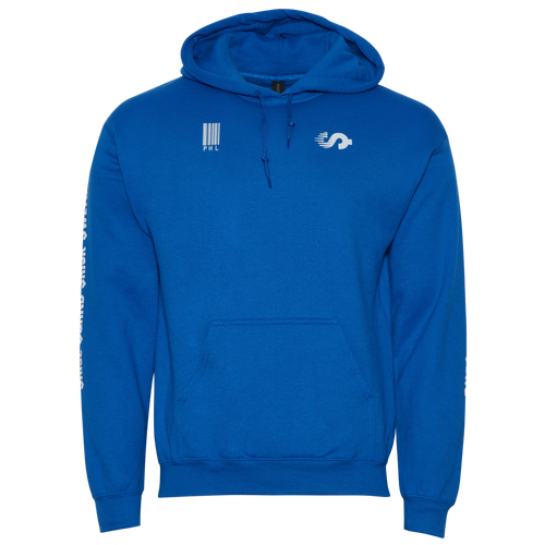 MENS - SIDEMONEY Paper Trail Hoodie - Blue/Multi