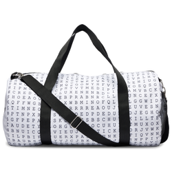 Men's - SIDEMONEY Word Search Duffel Bag - White/Multi