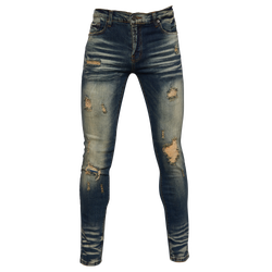 Men's - Smugglers Moon Ripped Jeans - Blue/Blue