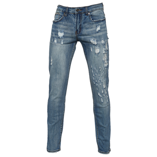 

Smugglers Moon Mens Smugglers Moon Chaos Mending Jeans - Mens Blue/Blue Size 38