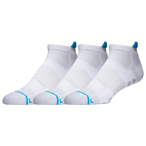 

LCKR Mens LCKR 3 Pack Performance No Show Socks - Mens White Size L