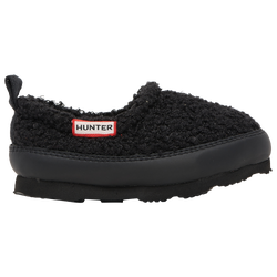 Girls' Toddler - Hunter Boots Sherpa Slippers - Black/Black
