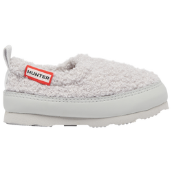 Boys' Toddler - Hunter Boots Sherpa Slippers - Frosted Grey/Grey