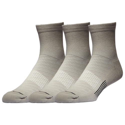 Lckr Mens  3 Pack Quarter Socks In Gray