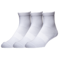 LCKR 3 Pack Performance Quarter Socks - Lckr White