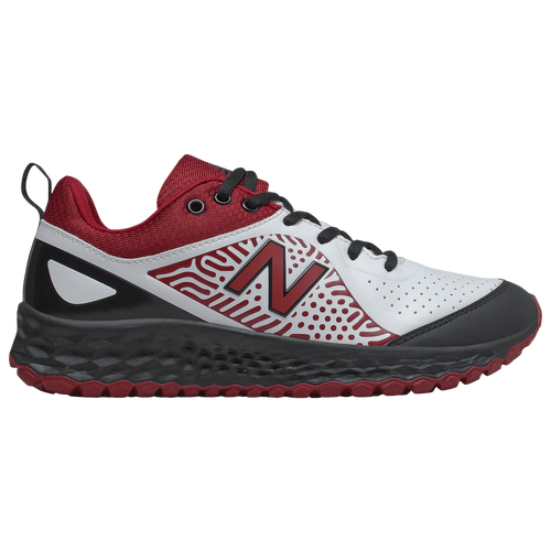 New Balance Velo v2 Turf - Women's Turf Shoes - Black / Maroon / White - STVELOM2-B