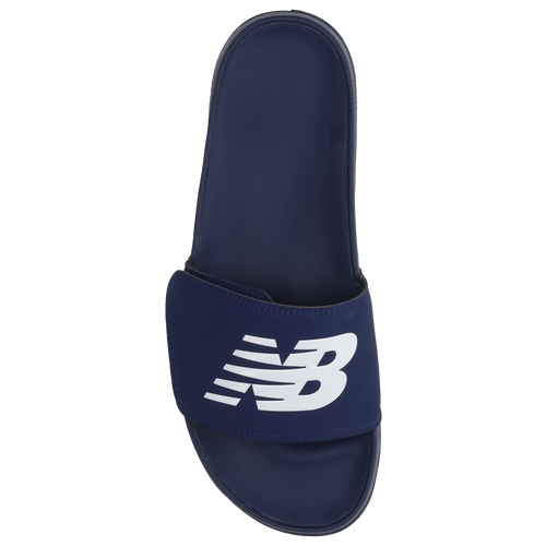  - New Balance Velcro Slides - White/Navy