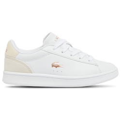 Girls' Preschool - Lacoste Carnaby Set - White/Light Pink