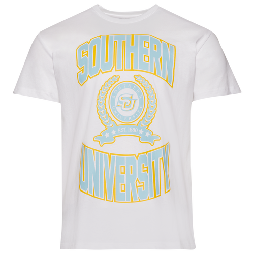 

Campus Remix Mens Campus Remix Southern University Vintage Short Sleeve T-Shirt - Mens Blue/Yellow Size XXL