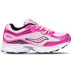 Girls' Grade School - Saucony Omni 9 Spring - Black/Double Pink