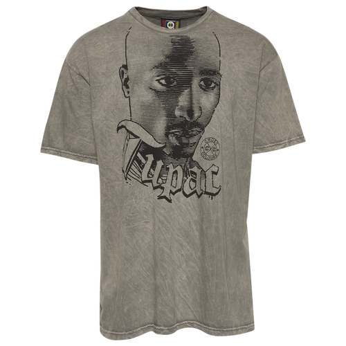 

Cross Colours Mens Cross Colours Tupac Stencil T-Shirt - Mens Gray Size M