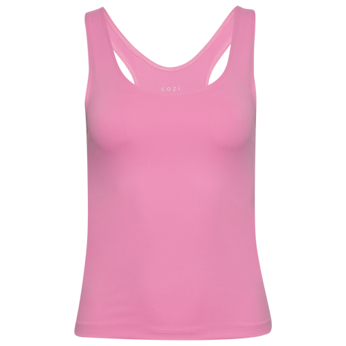 WOMENS - Cozi Yuli Racer Back Tank - Fuchsia Pink