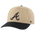 47 Brand Braves Two Tone Hitch Visor - Men's Khaki/Black