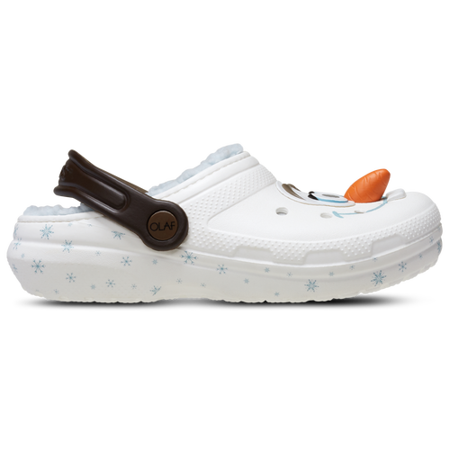 Crocs Boys  Frozen Olaf Lined Classic Clogs In Multi/white