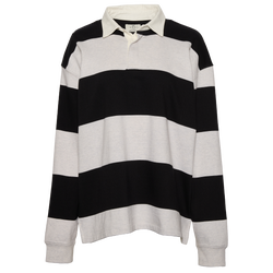 Women's - Cozi Newcastle Rugby Long Sleeve T-Shirt - Black/Heather Gray