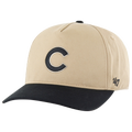 47 Brand Cubs Two Tone Hitch Visor - 47 Brand Khaki/Black