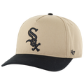 47 Brand White Sox Two Tone Hitch Visor - 47 Brand Khaki/Black