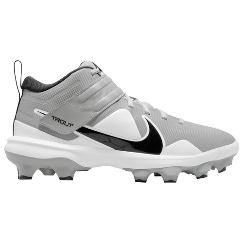 Nike Force Trout 7 Pro MCS - Men's Molded Cleats Shoes - Light Smoke Grey / Black / White - CT0828-023
