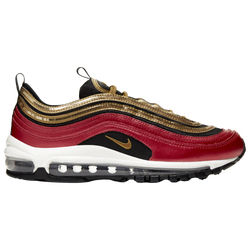 Women's - Nike Air Max 97 - Red/Metallic Gold/Sail