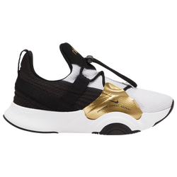 Women's - Nike SuperRep Groove - White/Black/Metallic Gold Coin