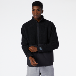 Men's - New Balance Q Speed Sherpa Anorak - Black