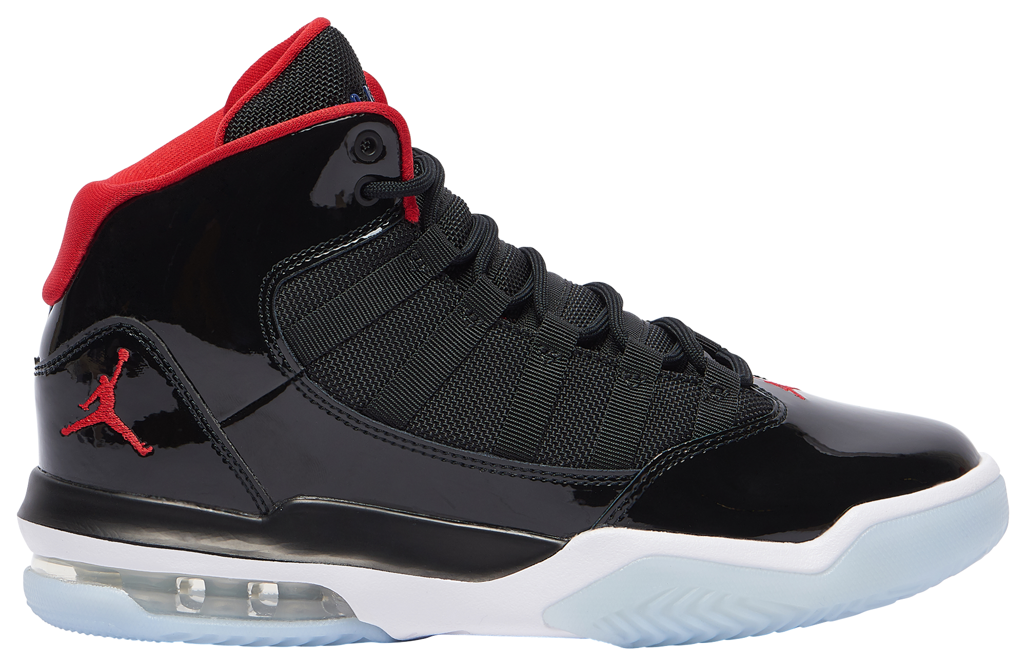 jordan max aura black grade school