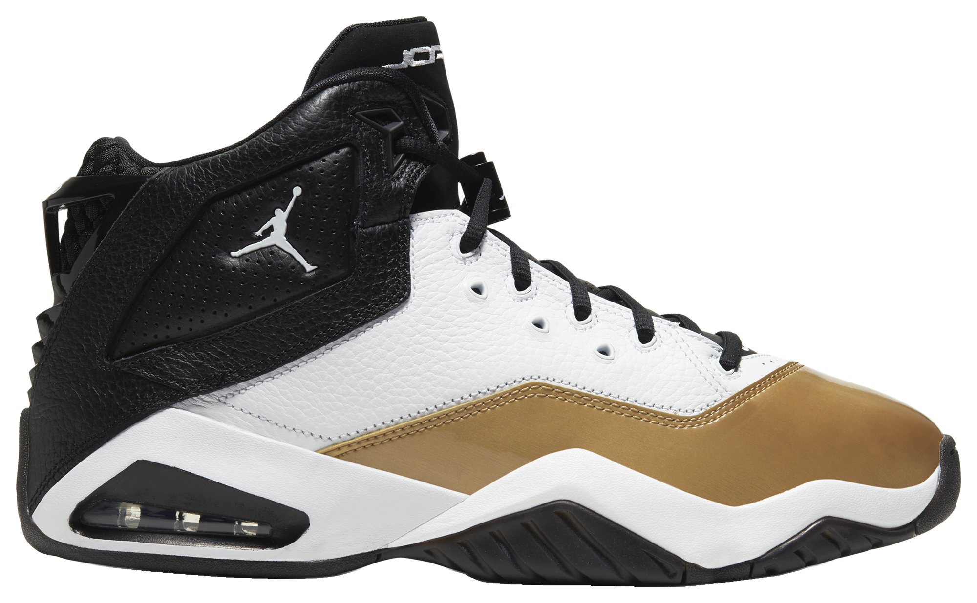 black and gold jordans champs