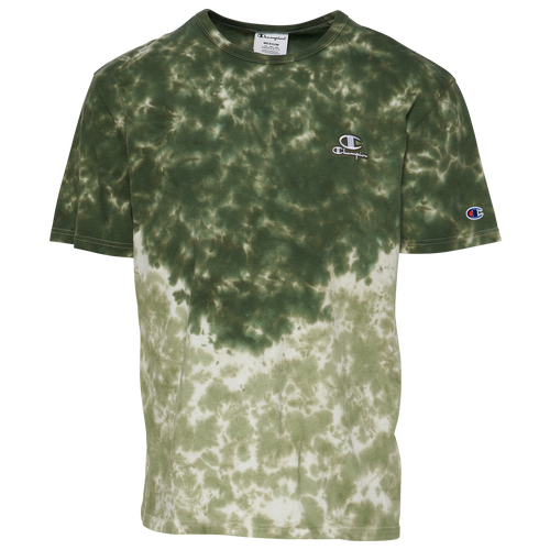 Champion Mens  Unity Dye T-shirt In Green/olive