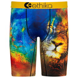 Boys' Grade School - Ethika Graphic Briefs - Yellow/Blue