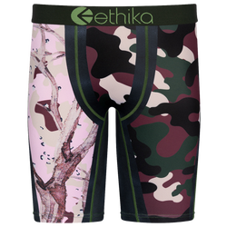 Boys' Grade School - Ethika Graphic Briefs - Green/Brown