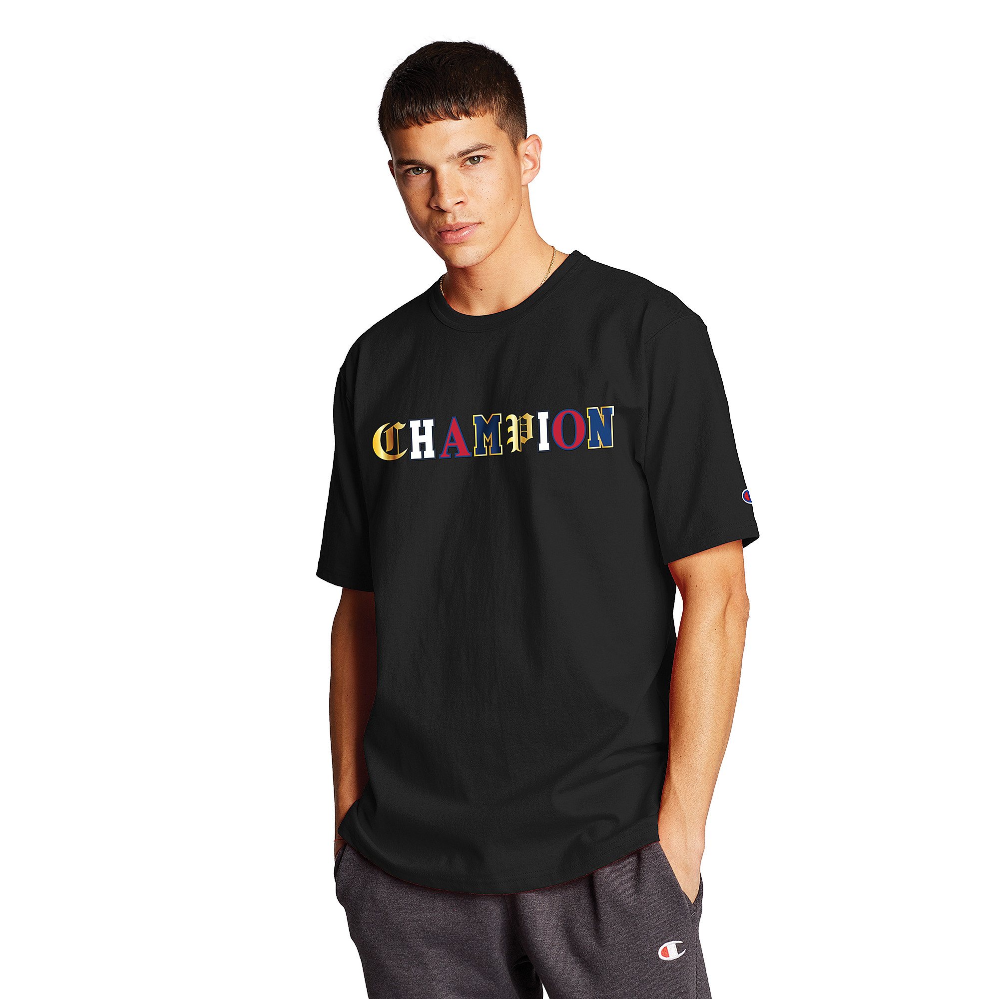 champion shirts at foot locker