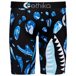 Boys' Grade School - Ethika Graphic Briefs - Black/Blue