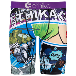 Boys' Grade School - Ethika Graphic Briefs - Purple/Multi