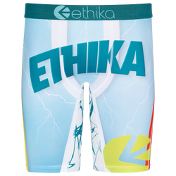 Boys' Grade School - Ethika Graphic Briefs - Blue/Teal
