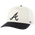 47 Brand Braves Two Tone Hitch Visor - Men's Natural/Black