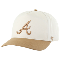 Men's - 47 Brand Braves Two Tone Hitch Visor - Natural/Camel