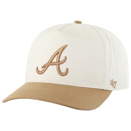 MENS - 47 Brand Braves Two Tone Hitch Visor - Natural/Camel