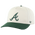 47 Brand Braves Two Tone Hitch Visor - Men's Natural/Dark Green