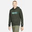 Nike FC Essential Fleece Pullover Hoodie - Men's Carbon Green/Green Noise/White