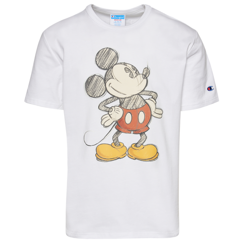 

Champion Mens Champion x Disney T-Shirt - Mens Black/White Size S