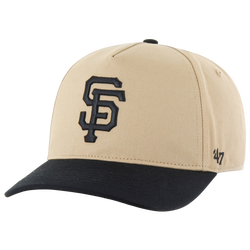 Men's - 47 Brand Giants Two Tone Hitch Visor - Khaki/Black