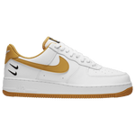 White/Wheat/Black- Nike Af1 Lo-wh/wt/bk