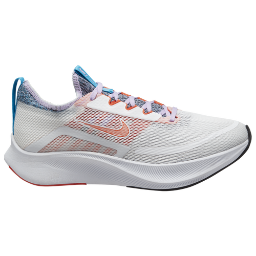 

Nike Womens Nike Zoom Fly 4 - Womens Running Shoes White/Orange/Blue Size 8.5