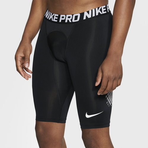 

Nike Mens Nike Short Slider - Mens Black/Wolf Grey/White Size S