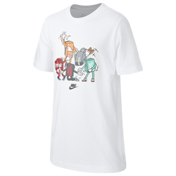 Grade School - Nike NSW Shoebox Figures T-Shirt - White