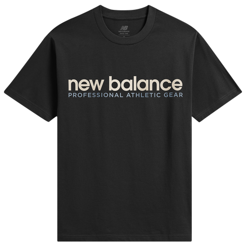 

New Balance Mens New Balance Pro AD T-Shirt - Mens Black/Blue/White Size M