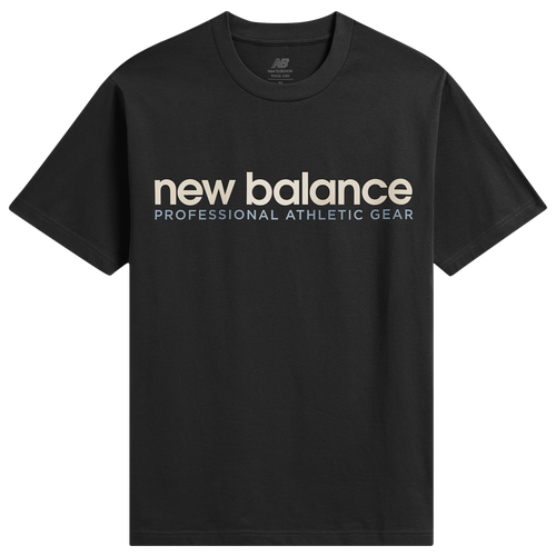 

New Balance Mens New Balance Pro AD T-Shirt - Mens Black/Blue/White Size S