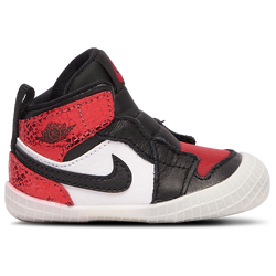 Boys' Infant - Jordan AJ 1 Crib Bootie - Varsity Red/Black/White
